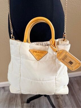 Authentic Prada
Quilted Nylon Tote - Convertible
Crossbody